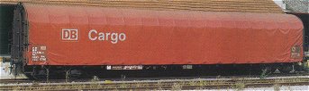 Slide Tarpaulin car in DB Cargo livery<br /><a href='images/pictures/Roco/47600.jpg' target='_blank'>Full size image</a>